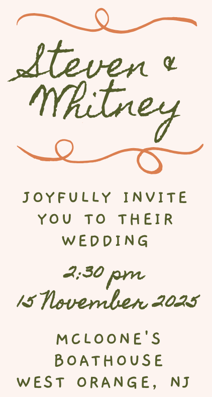 Steven & Whitney Wedding Details